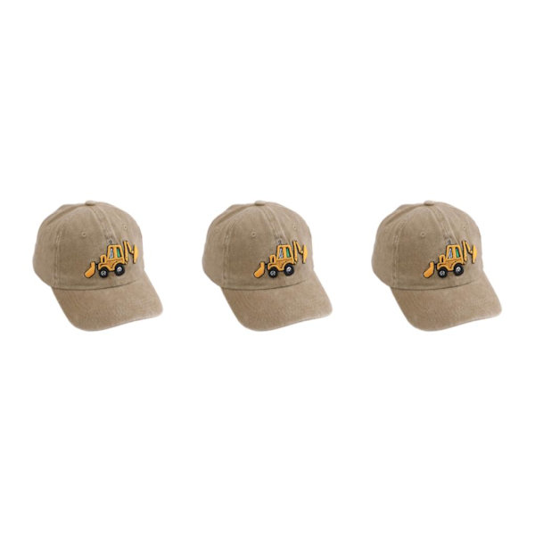 1/2/3/5 Solskydd cap för utomhusaktiviteter barn khaki 3Set