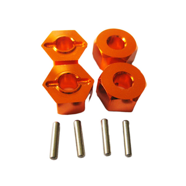 1/2/3/5 4MM hjulfäste för 1/14 LC larvband Hög precision 4MM golden 1Set