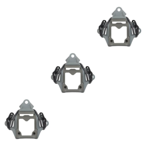 1/2/3/5 Lättviktsmonterad basadapter Utomhus hållbart tillbehör Gray 10x2.5x9cm 3Set