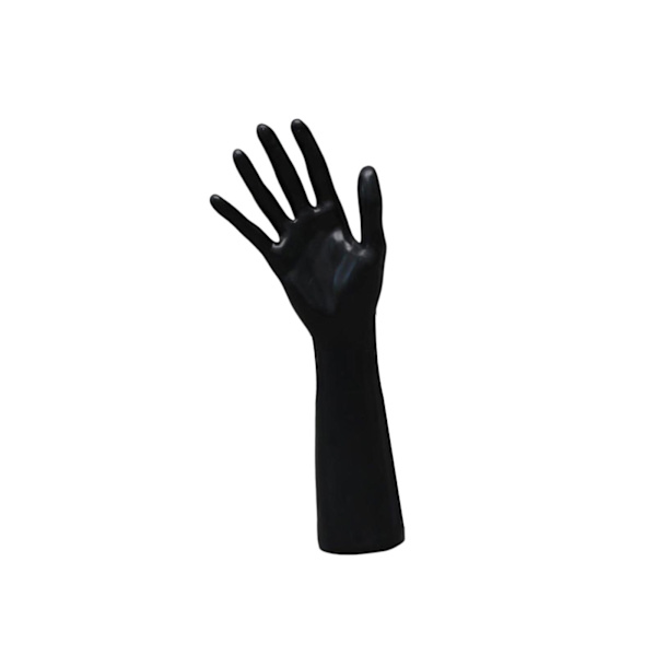 Skyltdocka Hand Smycken Display Hållare Stöd för Chain Hand Black 25.5cm