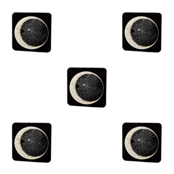 1/3/5 akryl spindelnät Set Snyggt hållbart för Halloween Square 5Set