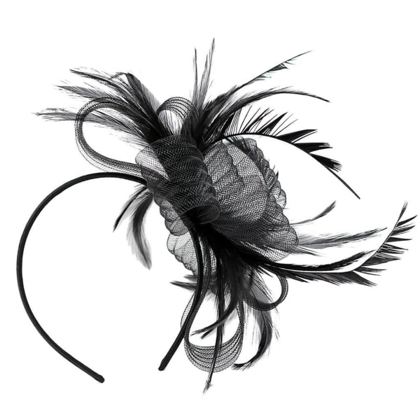 Feather Fascinators Dambröllop Brudbröllop Roaring 20s Headpieces
