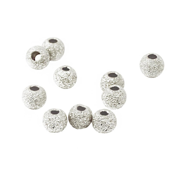 1/3/5 10 st 925 Lucky Loose Beads DIY-armband Smyckestillverkning Silver 4mm 1Set