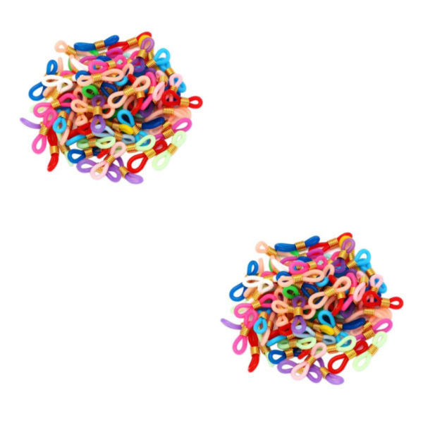 1/2/3/5 50 st Glasögon Glasögon Kedjeremshållare Loop Ends Type C 50 Pcs 2Set