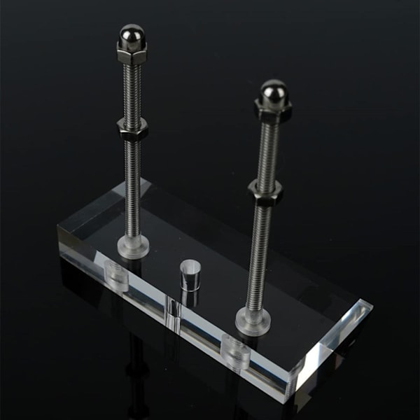 1/2/3/5 Väggmonterad Longboard Display Rack för snygg garage Clear 1 Pc