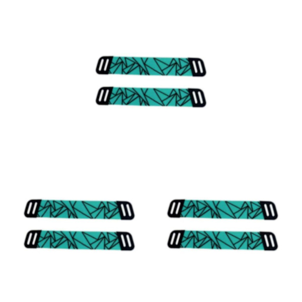 1/2/3/5 Öronkuddar Kudde Hörselskydd Andas Gamer Rhombus Green Shock-cushion Beam 3PCS
