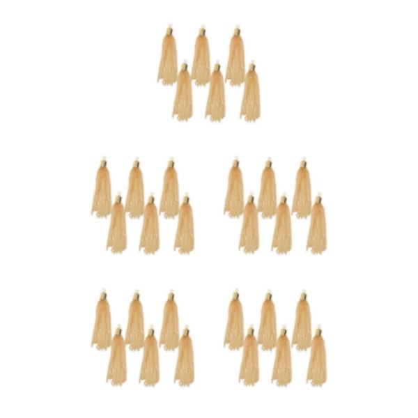 1/2/3/5 6 delar Handgjorda Boho Long Chain Tofshängen Light gold 5Set
