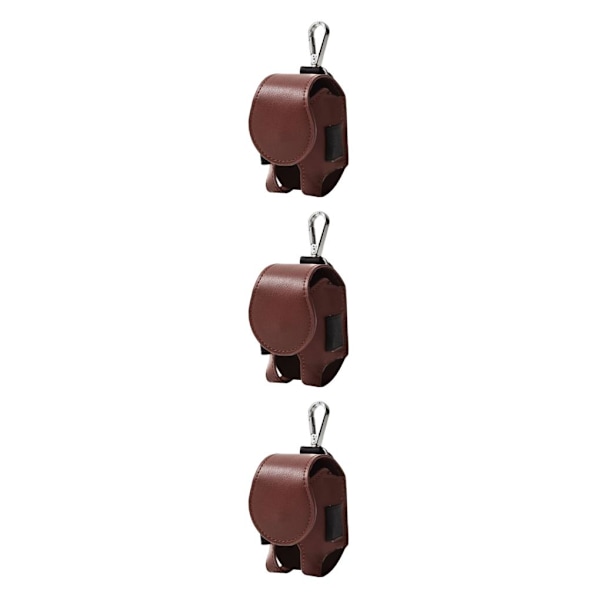 1/2/3/5 För Golfboll Bärväska Liten Bärbar Vattentät För Upgrade Brown 3Set