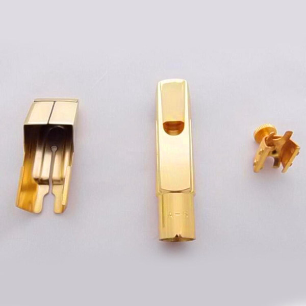 1/2/3/5 Nybörjarvänlig altsaxofonmunstycke med Gold Size 6 1 Pc