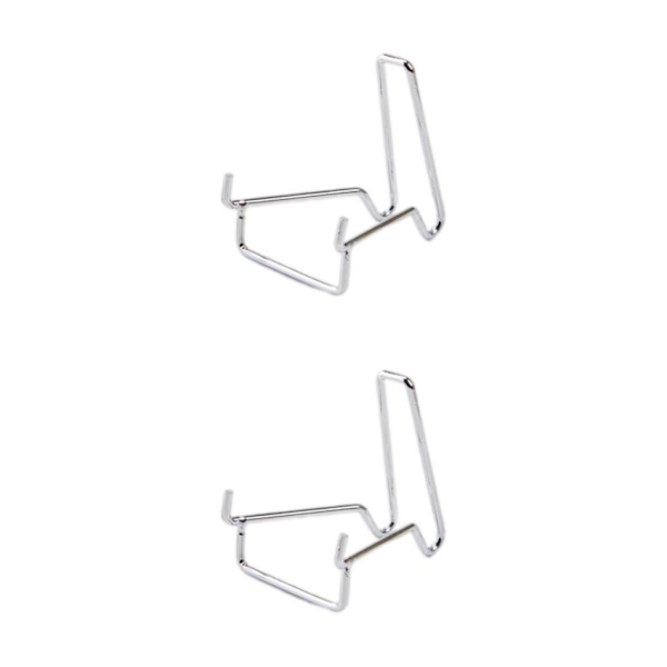 1/2/3/5 Multipurpose Display Stand Support för skyltfönstershow Silver 3x4.5x4.5cm 2Set