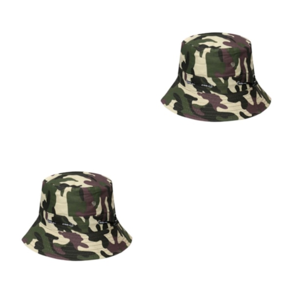1/2/3/5 Bekväm och andningsbar fiskarehatt för sol disruptive pattern4 58cm 2PCS