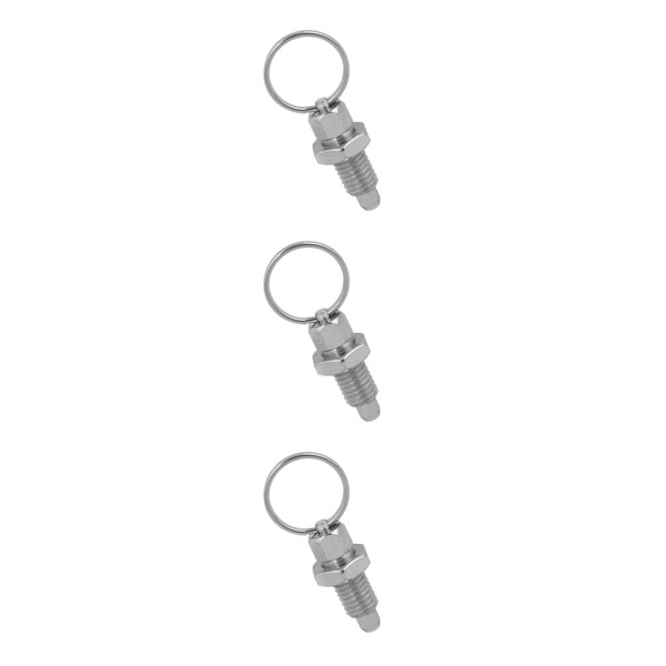 1/2/3/5 Heavy-Duty indexkolv med användarvänlig ringdragning M6-3 Stainless Steel 3PCS