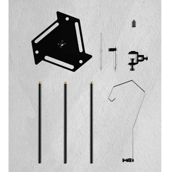 Bil Trunk Tält Shelter Sunshade Tail Extension Tour Camping light pole rack