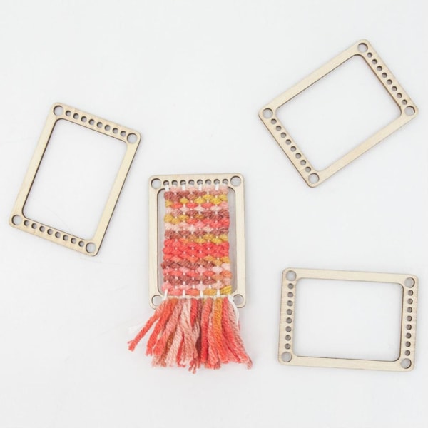 4x vävstolar gör-det-själv-vuxna vävd ramstickning DIY-stickning