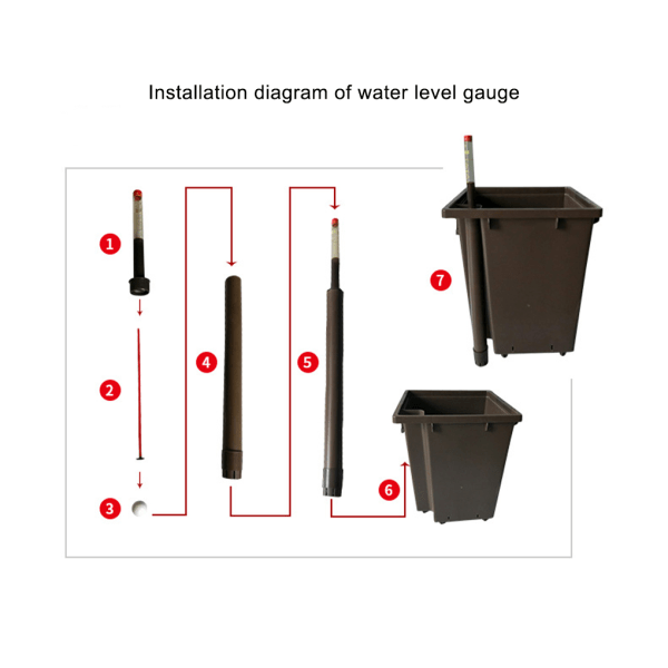 1/2/3 Snygg blomkruka Garden S Skönhet med innovativ växt coffee 14*13 *10.5 1 Pc