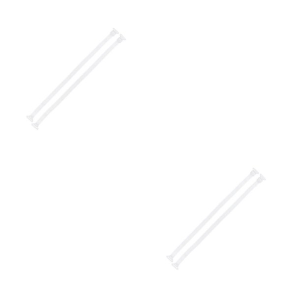 2/3/5 Dam Non-För slip BH-remmar Justerbar ersättning White 2Set