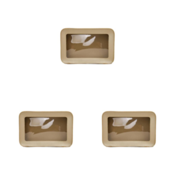 1/2/3 vattentät organizer för resor Kompakt Slitstark light gold 3PCS