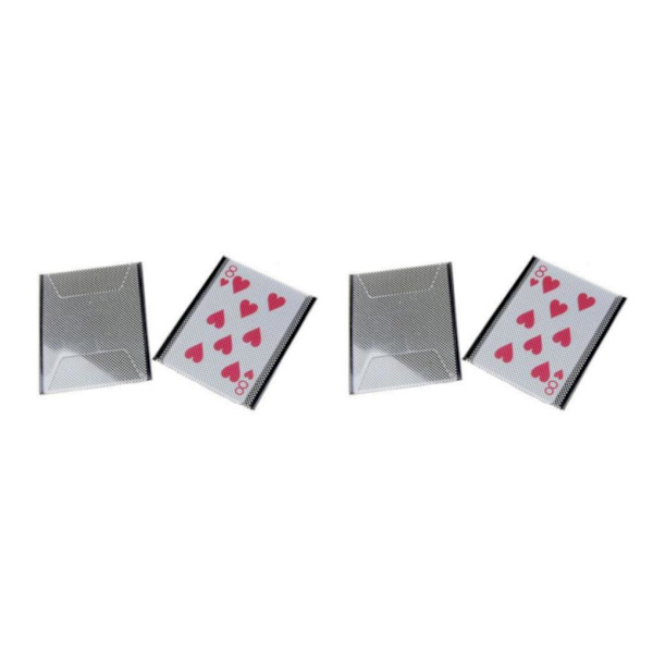 2/3 Nytt plastkortshylsa Byt illusionsknep 2Set