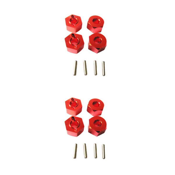 1/2/3/5 4MM hjulfäste för 1/14 LC larvband Hög precision 4MM red 2Set