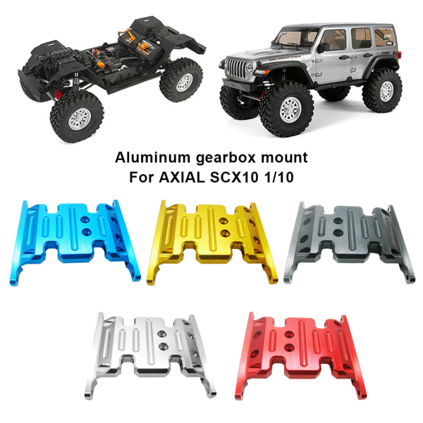 1/2/3/5 växellåda i aluminiumlegering för 1/10 AXIAL SCX10 Rock Black 1Set