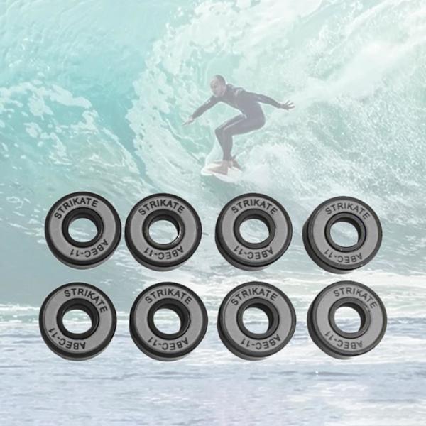 1/2/3/5 8st Skateboardlager 8mm Precision Storlek ABEC-11 för Gray 22mm 1Set