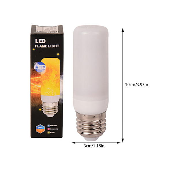 1/3/5 LED-flamma glödlampa med 3 ljuslägen för inomhusbruk 3W B22 blue light 1 Pc
