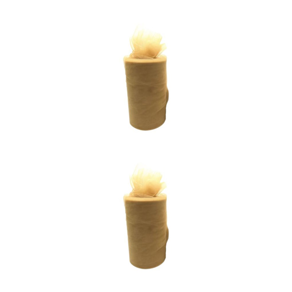 1/2/3/5 White Roll handled Tyll Coil Hållbar och pålitlig bröllop gold 2Set