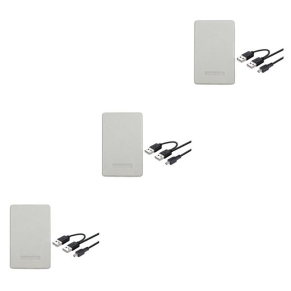1/2/3/5 Portabelt hölje USB 2.0 för för bärbar dator White 12x7.6x1.3cm 3Set