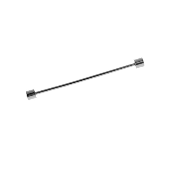 1/2/3/5 Herr Gift Cylinder Skjorta Krage Clip Bar Pin Clip Tie Silver 1Set