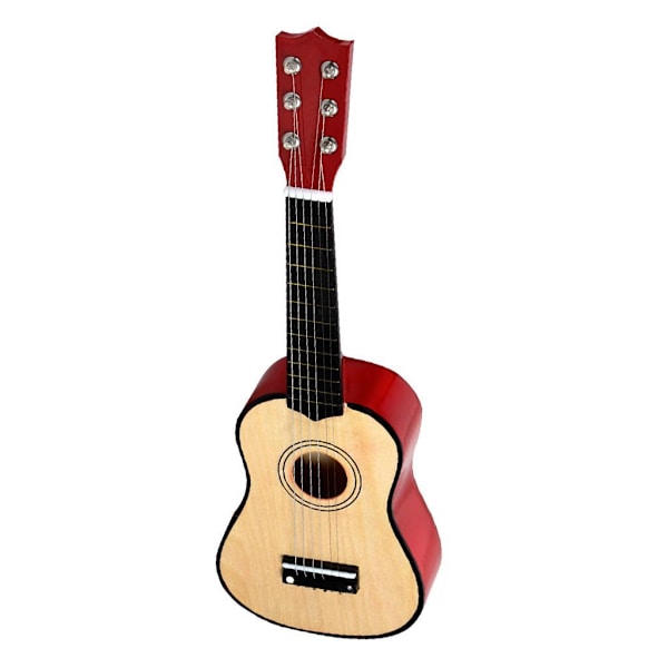 Mini 21 tum 6 strängar akustisk gitarr Musikinstrument present Wood 21 inch