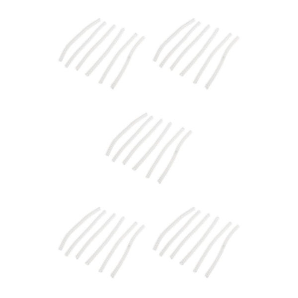 1/2/5 6 delar Ringstorleksjustering för lösa ringar Smyckesskydd Clear 6 Pcs 5mm D 5Set