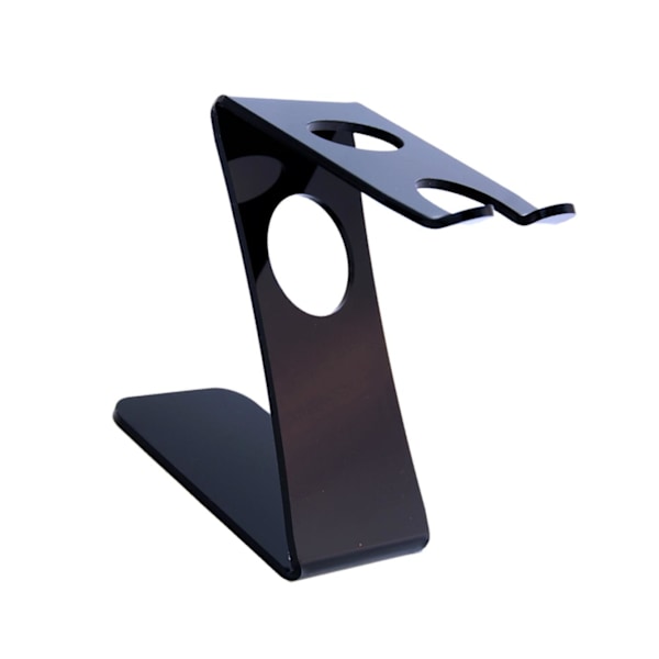 1/2 Plast Z-Shape Stand Barber Salon Borste Rakverktyg 2Set
