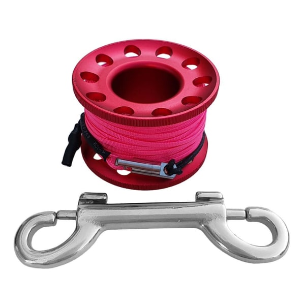 1/2/3/5 Diving Finger Reel Guide Spool 15m Line Dual Ended För Red 15M Wire 1 Pc