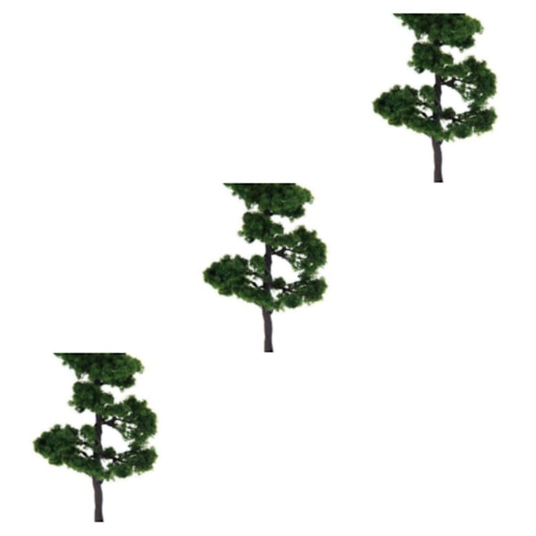 1/2/3 4,72 tums landskap Landskapsmodell Tree Mountain Pine Trees 3Set
