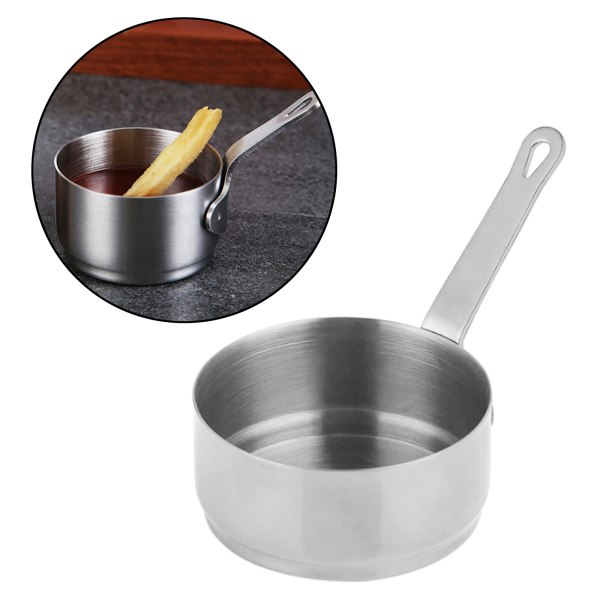 1/3/5 Såsdoppskål Kryddor Tapas Sallad Sås Hemkopp Silver 80ml 1Set