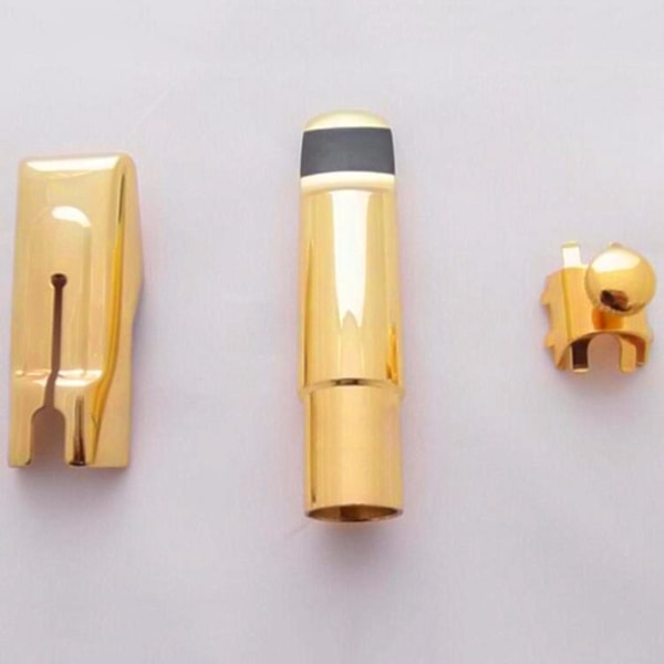 1/2/3/5 Nybörjarvänlig altsaxofonmunstycke med Gold Size 6 5PCS