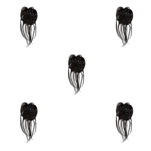 1/2/3/5 Fiber hästsvansbulle Multipurpose Frisyr Viktigt för 2 5Set