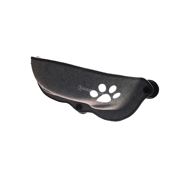 1/2/3 Fönstermonterad Cat Hammock Bed Mysig solstol med sug Grey 1 Pc