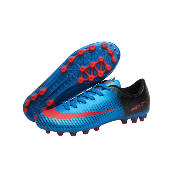 2 delar gummifotbollssko Bärbara sportfotbollsskor Blue Size 37