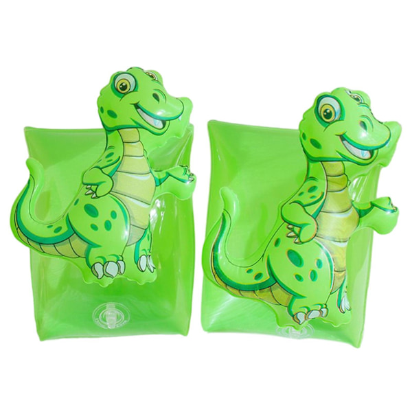 1/2/3/5 2x uppblåsbara armband för barn simärmar flyter Dinosaur 15x15x1cm 1Set