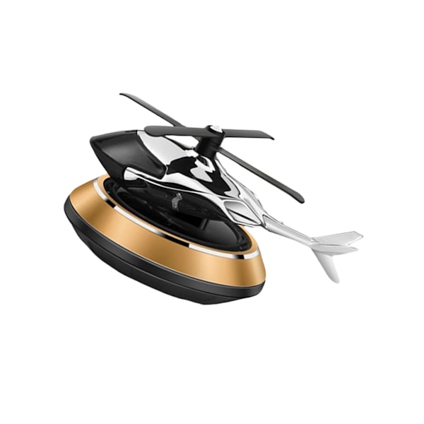 1/2/3 Solar Powered Car Air Freshener För Creative Small Car Golden 10.4x8cm 1Set