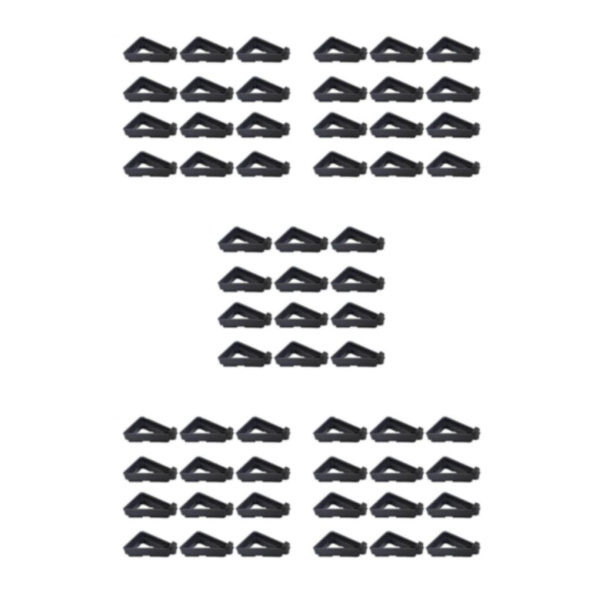 1/2/3/5 12 stycken Lätt och bärbar pottålösning för Large black 5Set