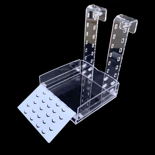 1/2 Tortoise Ramp Climbing Eremit För Crab Turtle Basking Clear 13x20cm 1Set