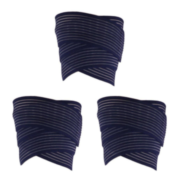 1/2/3/5 Elastiskt bandage Sport Brace Wrap Träningsutrustning Blue 200cm 3Set