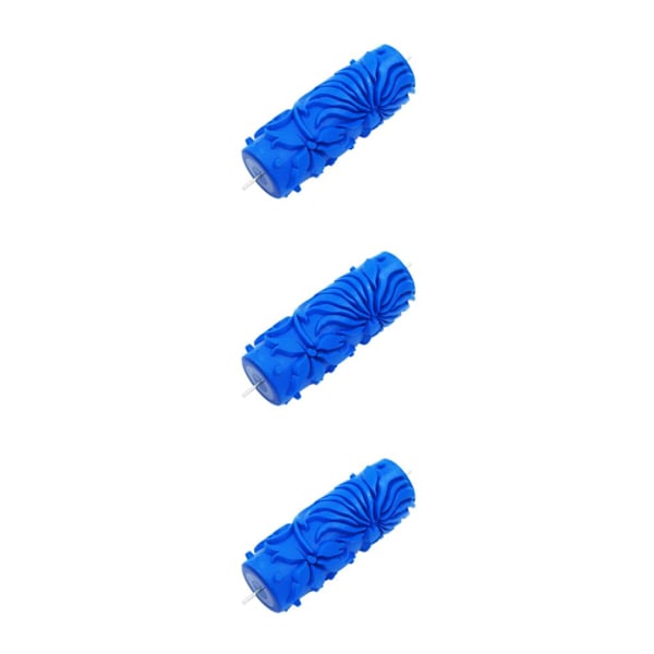 1/2/3 5' präglat mönster färgrulle DIY väggmålningskantskärare Blue Type 083 3Set