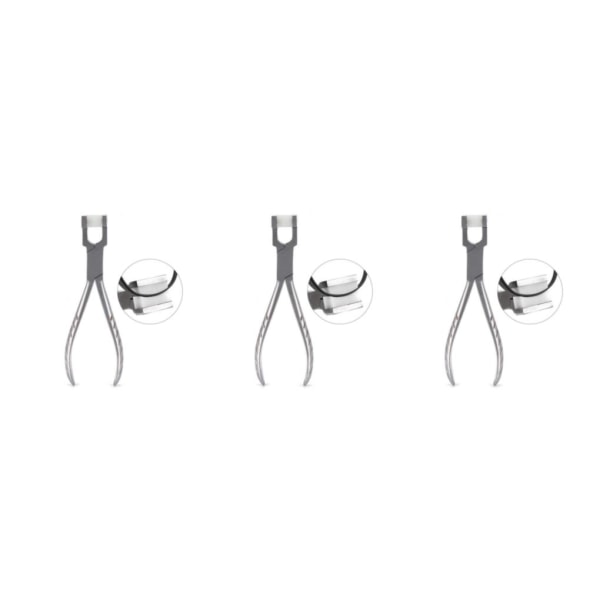 1/2/3/5 Glasögon Båg Tång Multi-Purpose för optiker YG1003 Approx. 15.5x5cm 3Set