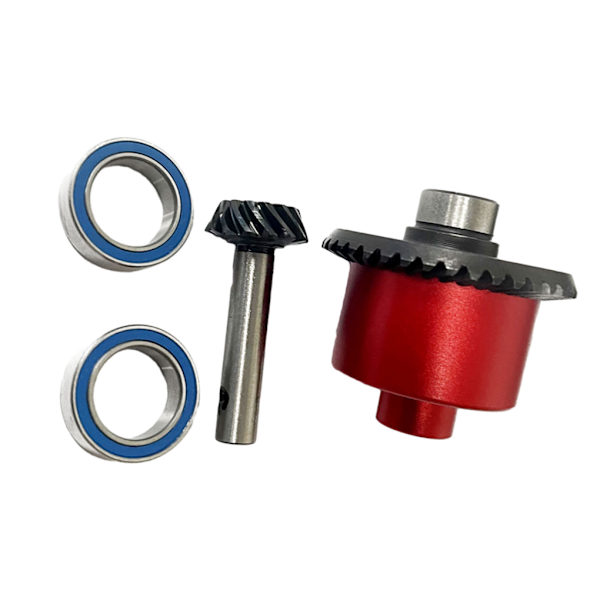 1/2 differentiallås för 1/10 LOSI Baja Rey 4WD aluminiumlegering red 2Set