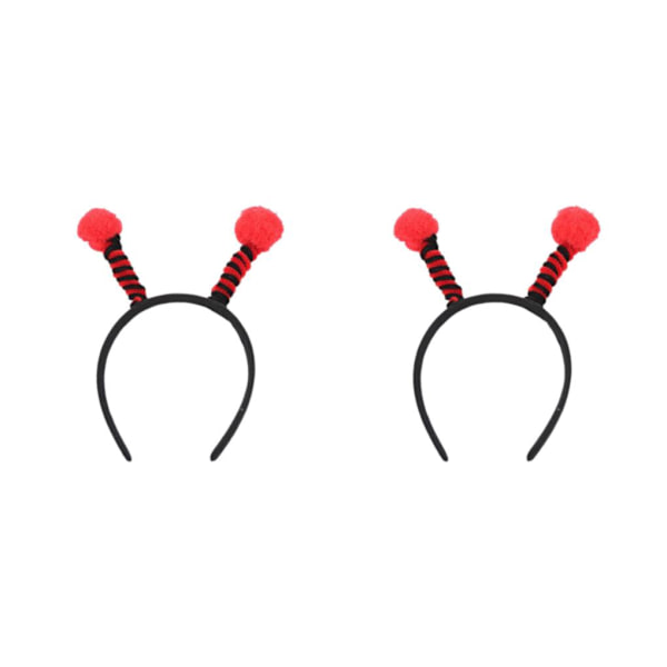 2/3/5 Bee Pannband Klä upp tentakel för födelsedagsfester Red Thick Strip 19cm×22cm 2Set