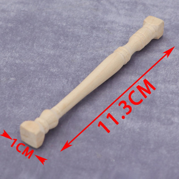 1/3/5 4x 1/12 skala balustradestolpe Handgjord för DIY-tillverkning 1Set