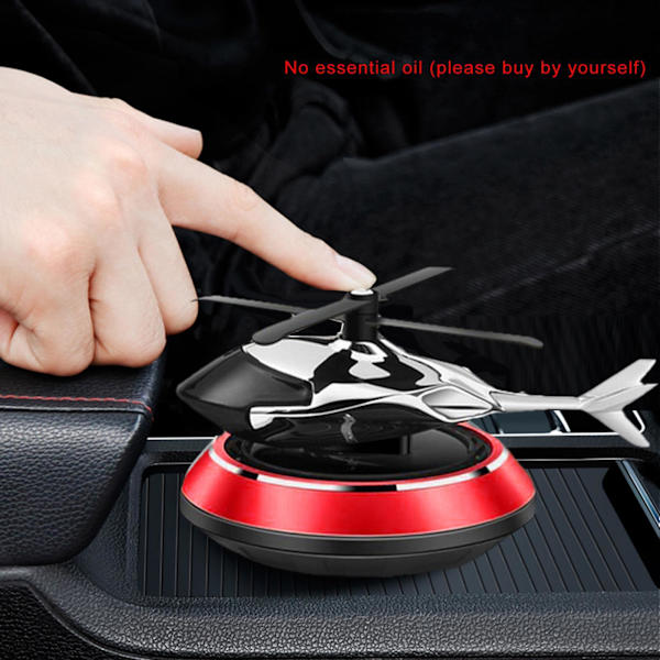 1/2/3 Solar Powered Car Air Freshener För Creative Small Car Red 10.4x8cm 1Set
